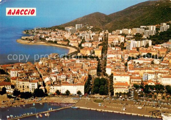 Ajaccio Vue generale aerienne