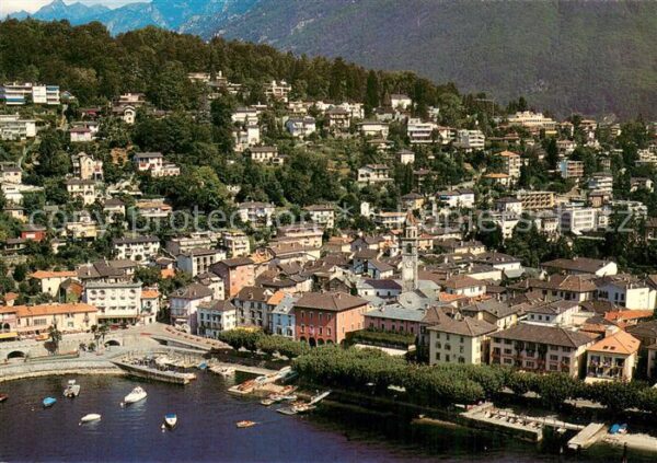 Ascona Lago Maggiore Fliegeraufnahme