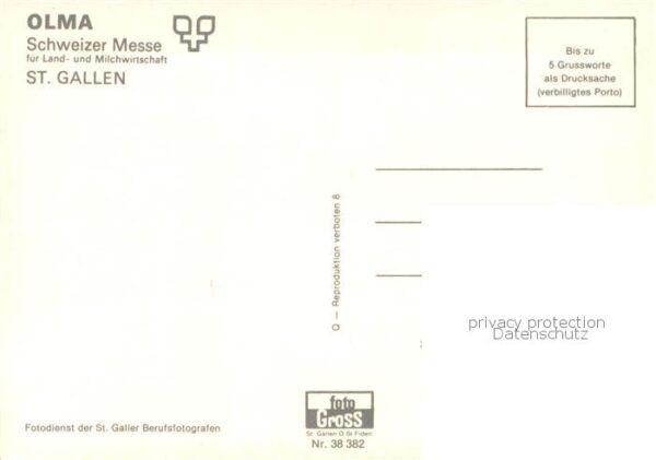 St Gallen SG OLMA Schweizer Messe für Land und Milch – Bild 2