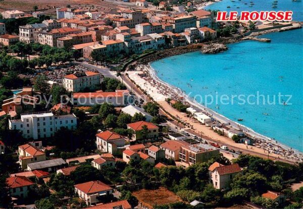 Ile Rousse Corse Fliegeraufnahme