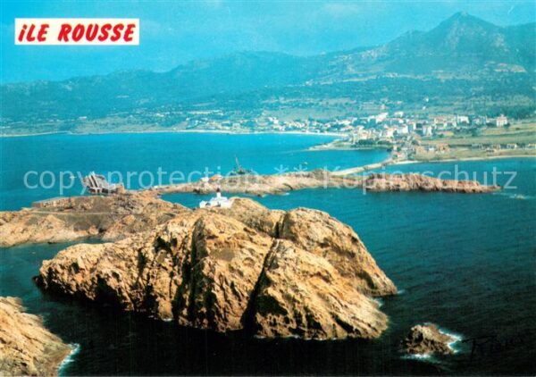 Ile Rousse Corse Vue aerienne