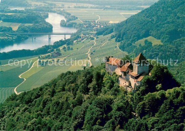 Stein Rhein SH Burg Hohenklingen Fliegeraufnahme