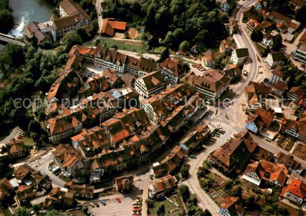 Lichtensteig Marktplatz Fliegeraufnahme