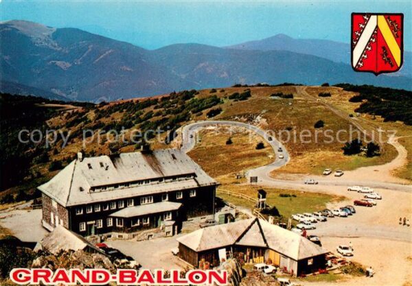 Grand-Ballon Elsass Vosges Fliegeraufnahme