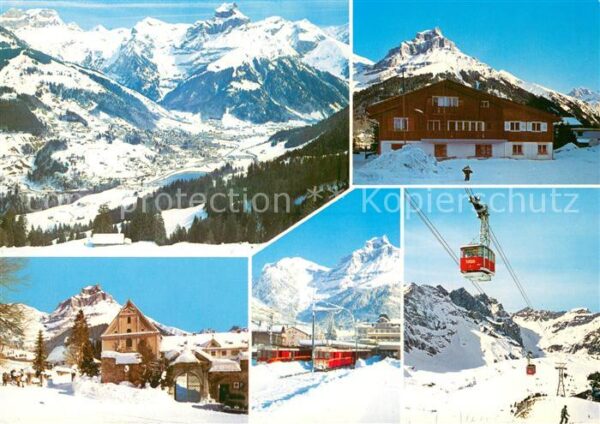Engelberg  OW Klosterkirche Bahnhof LSE Titlis