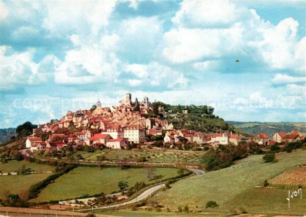 Vezelay 89 La Colline inspire Vue generale