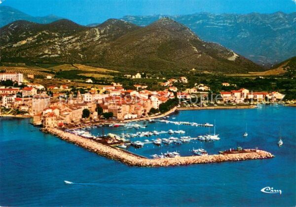 Saint-Florent Haute-Corse Vue generale aerienne