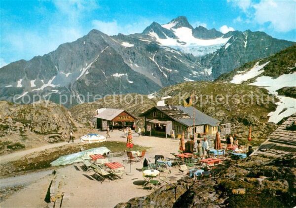 Sustenpasshoehe mit Griesgletscher Grieshorn und Stückl