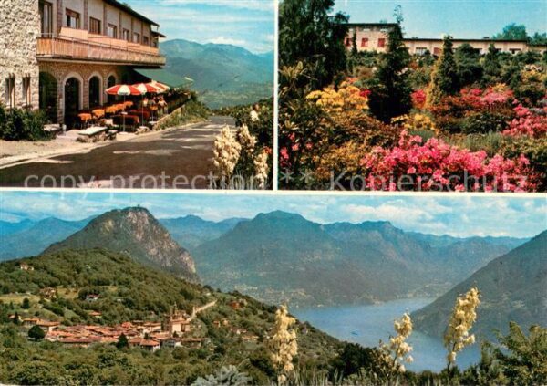 Carona Lago di Lugano Caffe Ristorante Bar San Grato Panorama