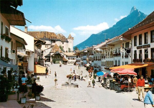 Gruyeres  Gruyere FR Strassenpartie