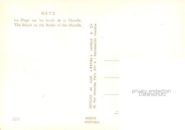 Metz  57 Moselle La Plage sur les bords de la Moselle – Bild 2