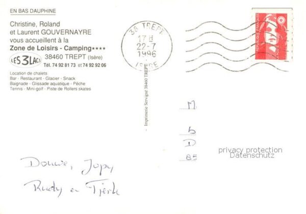 Trept 38 Camping des 3 Lacs Vue partielle – Bild 2