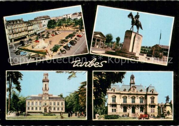Tarbes 65 Place de Verdun Statue du Marechal Foch