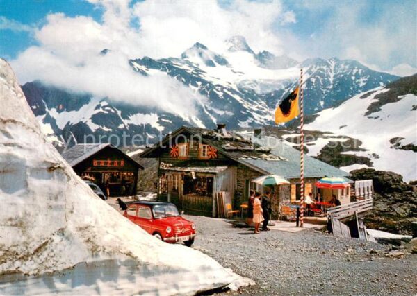 Susten Innertkirchen Hospiz mit Griesgletscher