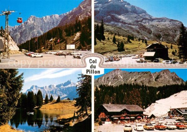 Col du Pillon Seilbahn Bazar Col du Pillon Panorama