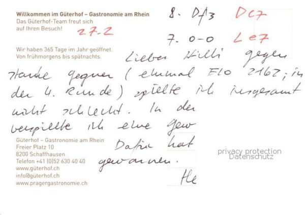 Schaffhausen  SH Hotel Restaurant Güterhof am Rhein Schl – Bild 2
