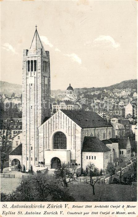 Zuerich ZH St Antoniuskirche