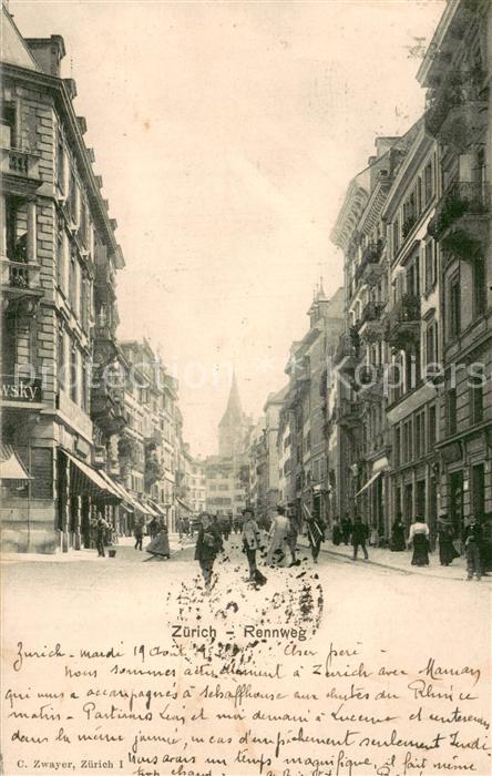 Zuerich ZH Rennweg