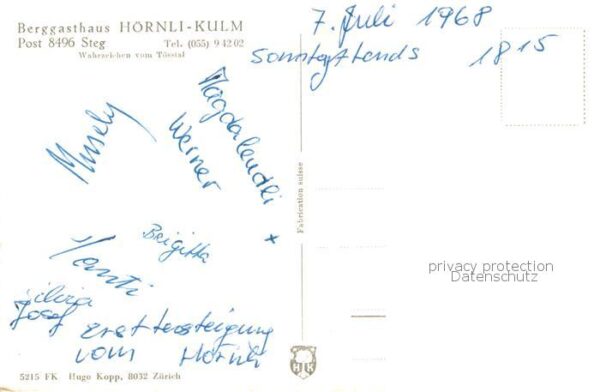 Hoernli-Kulm 1136m ZH Fliegeraufnahme mit Berggasthaus Hörnli – Bild 2