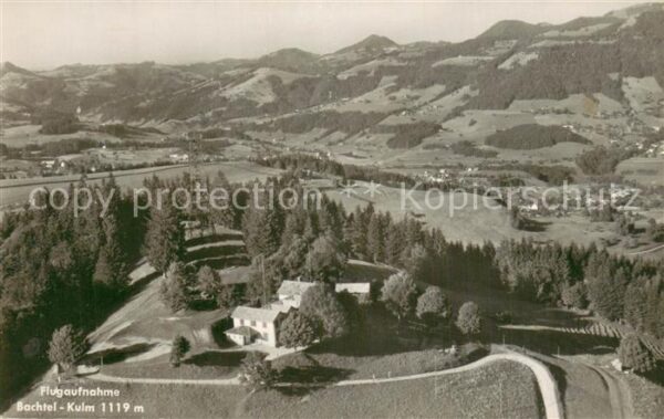 Bachtel  Kulm ZH Fliegeraufnahme mit Gasthaus Bachtel Ku