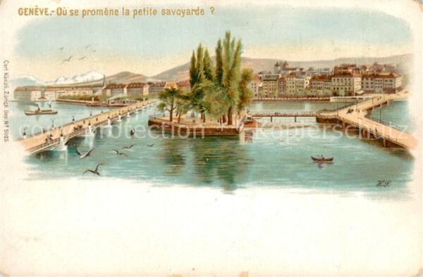 Geneve GE Ou se promene la petite savoyarde