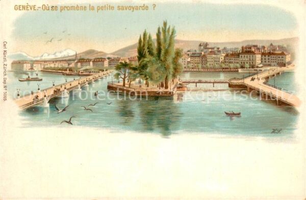 Geneve GE Ou se promene la petite savoyarde