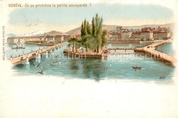 Geneve GE Ou se promene la petite savoyarde