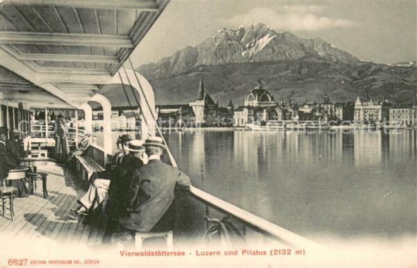 Luzern  LU Vierwaldstättersee und Pilatus
