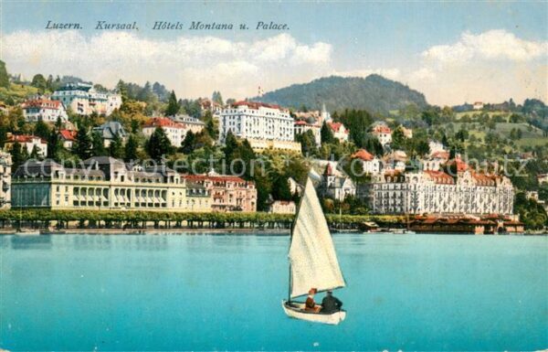 Luzern  LU Kursaal Hotels Montana und Palace