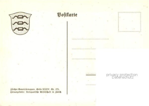 Herrliberg Zürcher Gemeindewappen In Gold drei sch – Bild 2