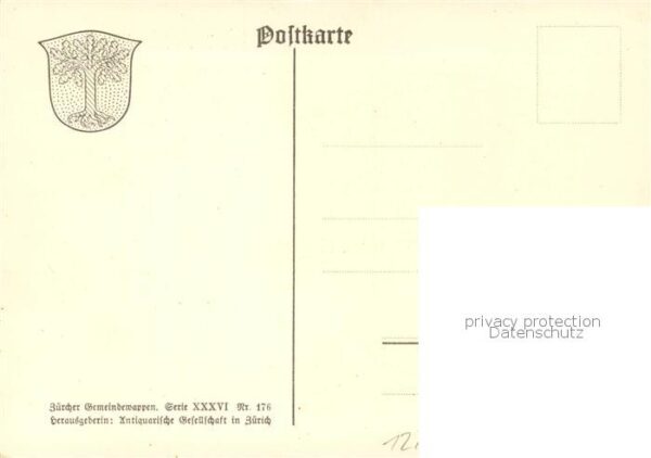 Marthalen ZH Zürcher Gemeindewappen In Gold eine aus – Bild 2