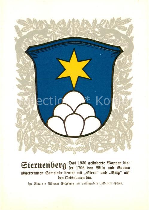 Sternenberg  ZH Zürcher Gemeindewappen In Blau ein silb