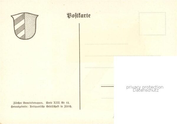 Truellikon ZH Zürcher Gemeindewappen Gespalten rechts – Bild 2