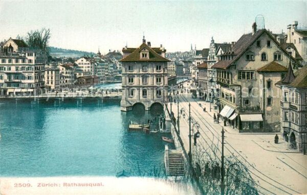 Zuerich ZH Rathausquai