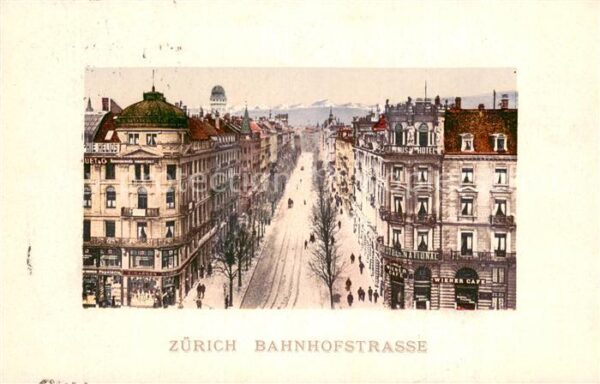 Zuerich ZH Bahnhofstrasse