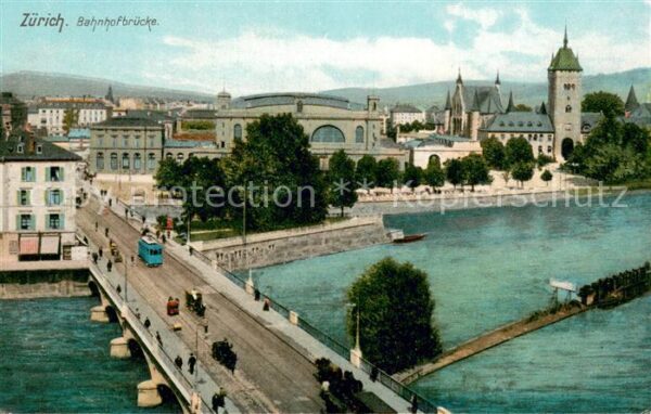 Zuerich ZH Bahnhofbrücke