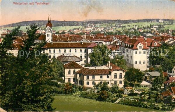 Winterthur  ZH Panorama mit Technikum