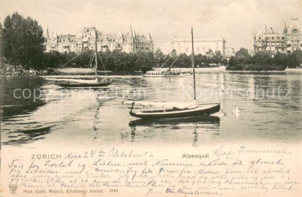 Zuerich ZH Alpenquai