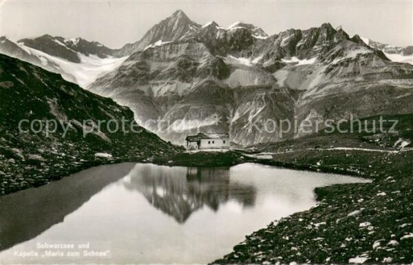 Schwarzsee Zermatt VS Kapelle Maria zum Schnee