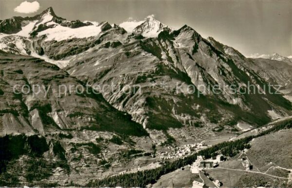 Zermatt VS mit Riffelalp Rothorn Weisshorn Mettelh
