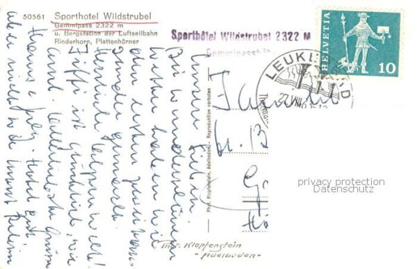 Gemmipass 2322m VS Sporthotel Wildstrubel Bergstation der – Bild 2