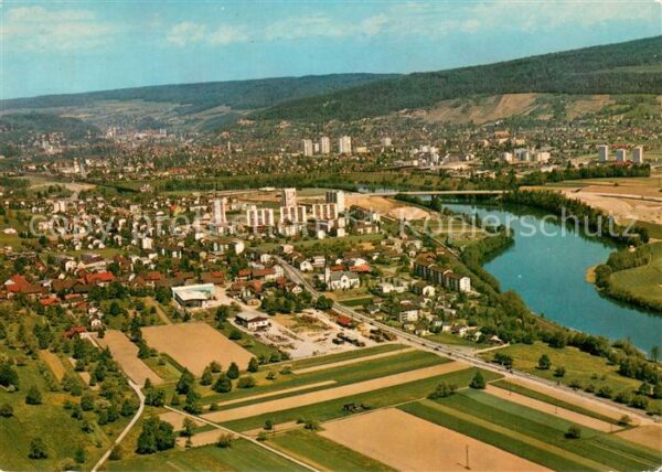 Wettingen AG Fliegeraufnahme