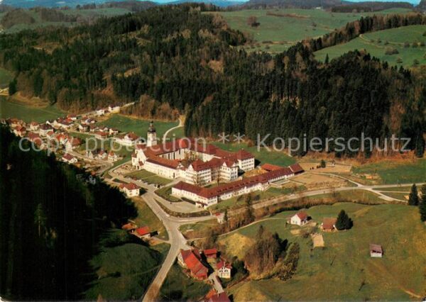 Fischingen TG Ehem Benediktinerkloster Fliegeraufnahm