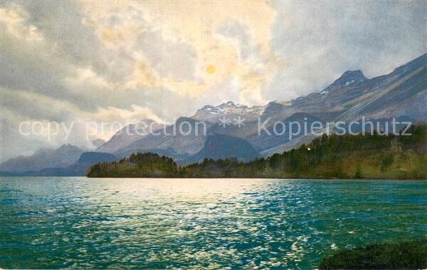 Silsersee mit Blick gegen Maloja