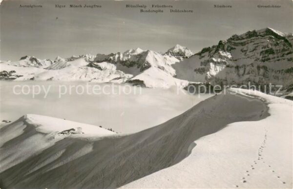 Adelboden Schwandfeldspitz Bergstation der Sessel