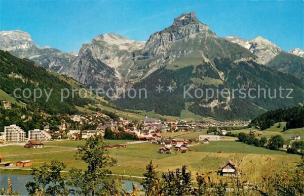 Engelberg  OW Panorama mit Hahnen