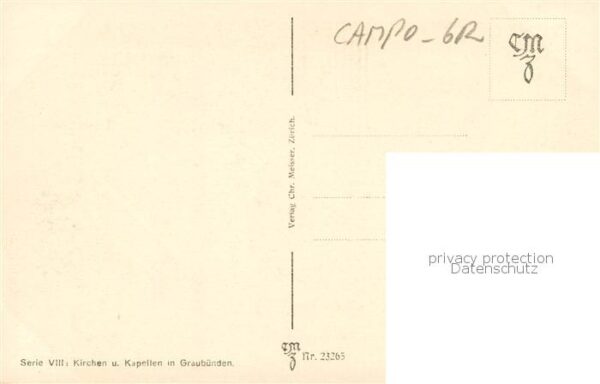 Campo GR St Anna Kapelle im Valsertal – Bild 2