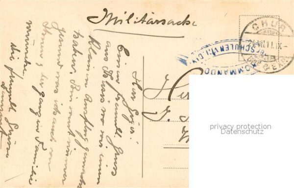 Viamala Strasse mit Wasserfall Militärpost – Bild 2