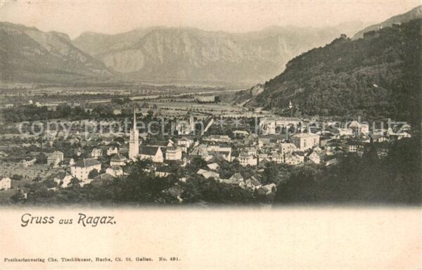 Ragaz Bad SG Panorama