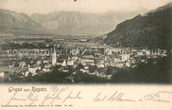 Ragaz Bad SG Panorama